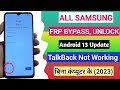 Finally-No *#0*# All Samsung FRP Bypass Android 13 New Security 1 Click Frp Tool 2023