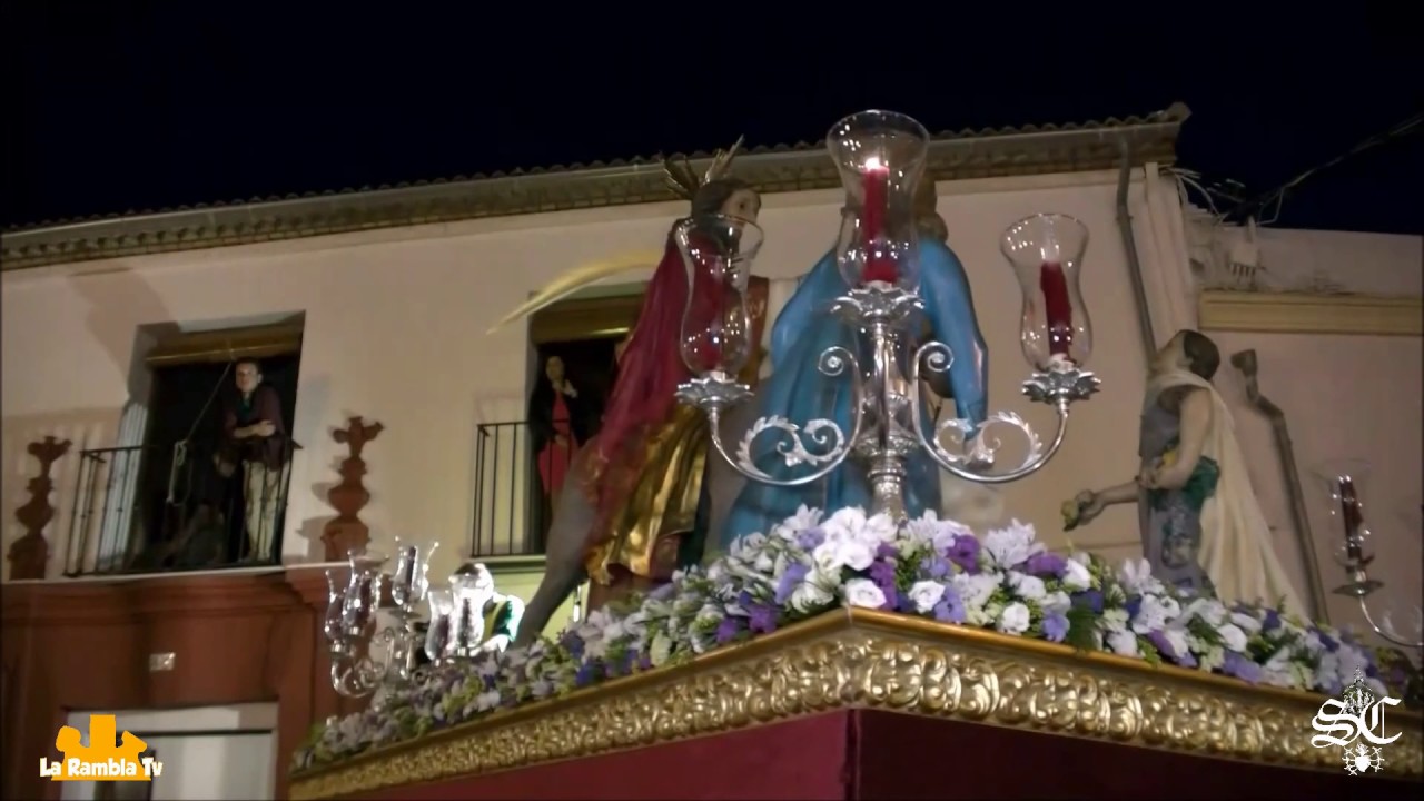 Jesús en su Entrada Triunfal a Jerusalén La Rambla 2017