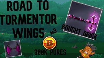Road To Tormentor Wings #3 - Bought Dark Pickaxe (Pixel Worlds)