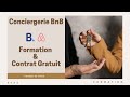Conciergerie bnb formation  contrat gratuit