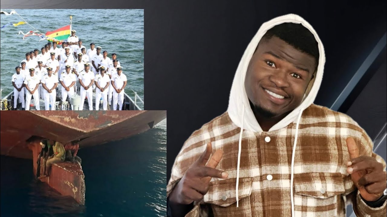 TEN NIGERIANS ARRESTED BY GHANA NAVY FOR STOWAWAYS - YouTube