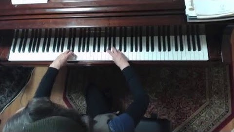 Piano Technique: C Major Scale in Contrary Motion, floating arm, blocking, rhythms