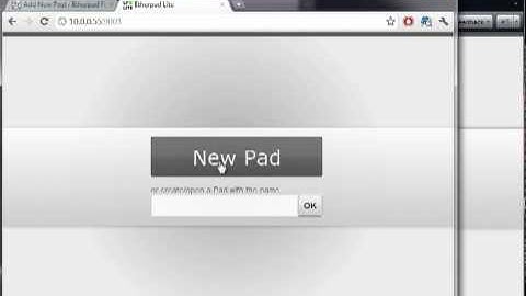 Etherpad Lite v1 Launch Video