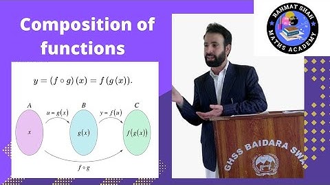 composition of functions || Exercise 2.1|| 2nd year Maths