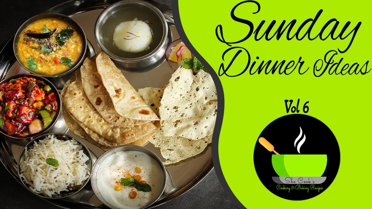 संडे स्पेशल लंच रेसिपी | Sunday Special Lunch | Dinner Recipe | Veg Thali Recipe By SheCooks | She Cooks