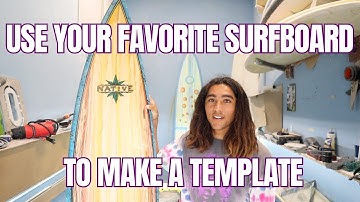 How to shape a surfboard; Making a template with Zack Flores - Part 2