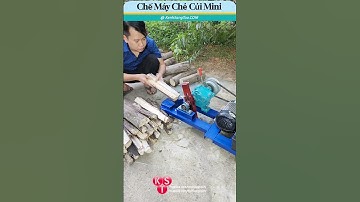 Máy Chẻ Củi Mini Tự Chế, Wood Splitting Machine #shots #kenhsangtao #kst #checui