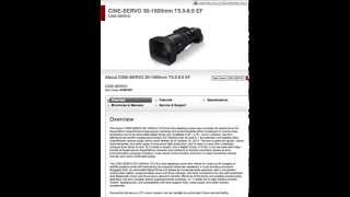 The new CINE-SERVO 50-1000mm T5.0-8.9 EF lens - Overview