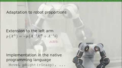 Humanlike motions for a redundant dual-arm robotic manipulator