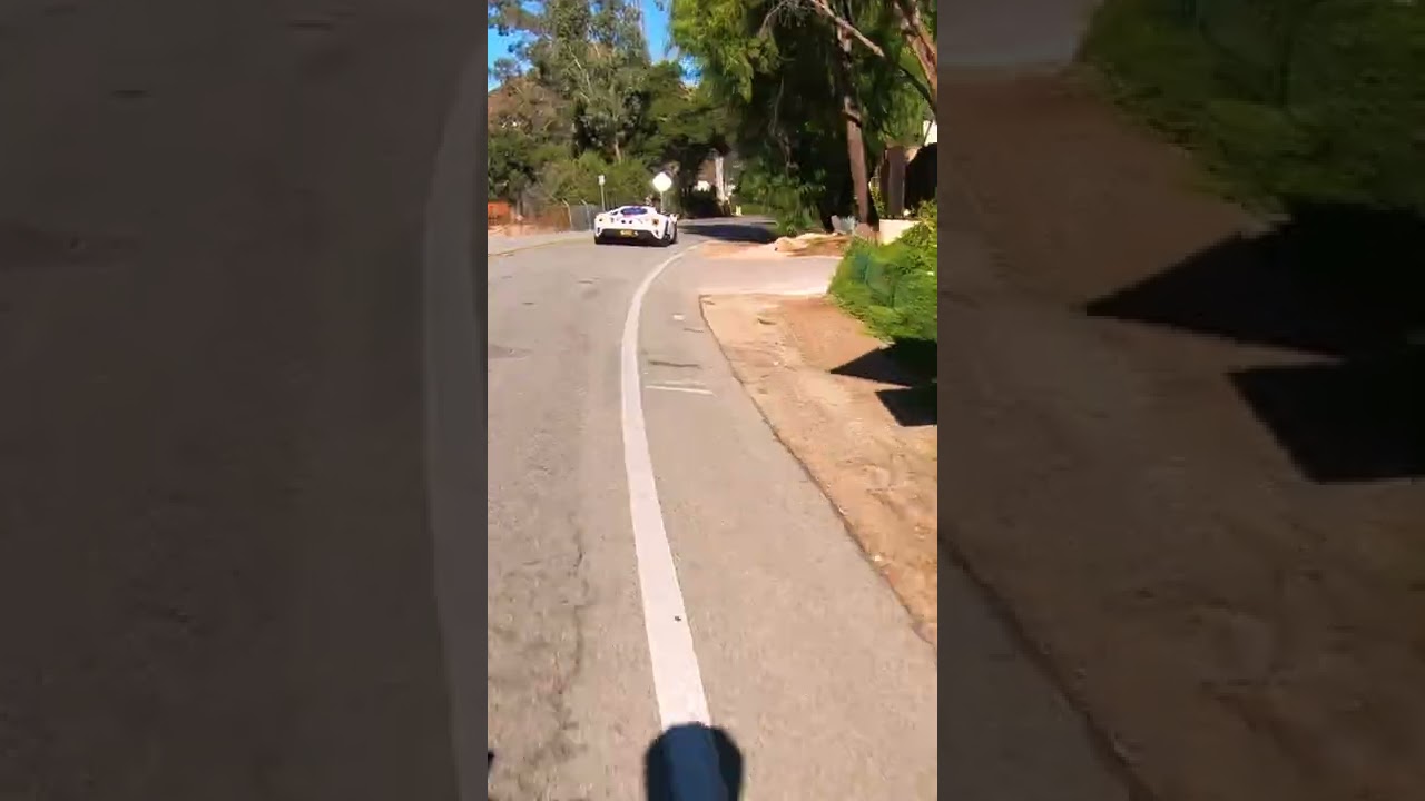 Ford GT Supercar with Active Spoiler Stalked by MT09 😍 