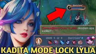 KADITA MODE LOCK LYLIA SAMPE MATI SELUSIN! 1x COMBO LANGSUNG MATI! BUILD KADITA TERSAKIT 2024! MLBB