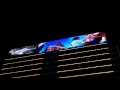 75% Transparency LED Large Display screen with 1600 square meters Media Facade/ Curtain Screen