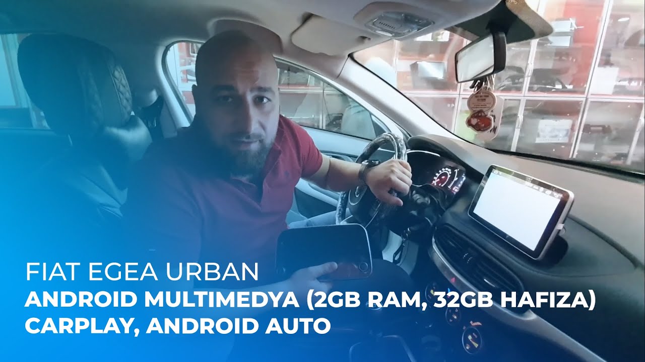 Fiat Egea Urban // Android Multimedya (2GB RAM, 32GB HAFIZA) CarPlay, Android Auto