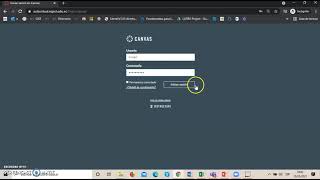 Ingreso a la plataforma canvas