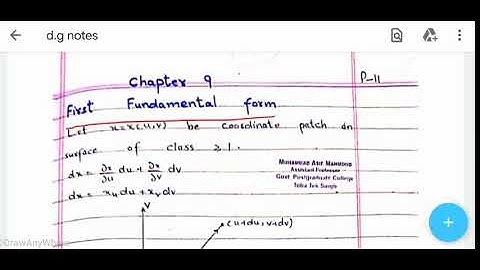 Differential geometry lecture 14