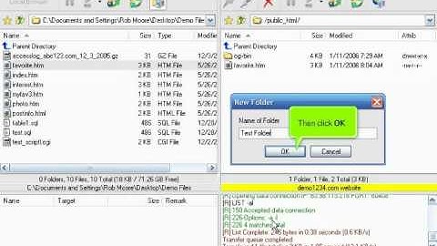 Uploading Files using FlashFXP
