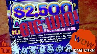 Ny lottery 2,500 a week for life big win