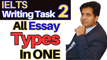 IELTS Writing Task 2: All Essay Types In ONE By Asad Yaqub