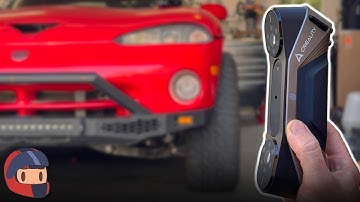 Auto-uitlijning met een 3D-scanner