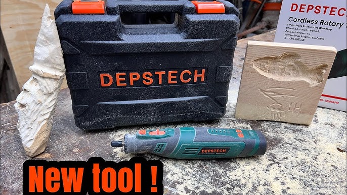 DEPSTECH AT420 Rotary Tool Accessories Kit unboxing, review vs Dremel 