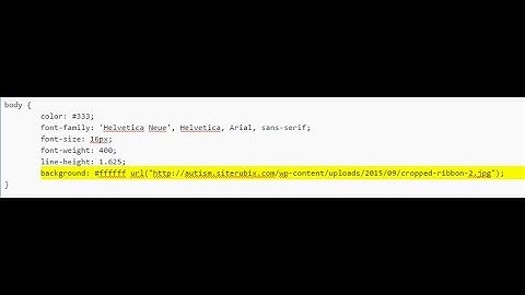 How to Add a Background Image to your WordPress Site using CSS