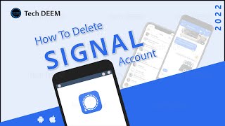 How To Delete Signal Account in 26 SECOND | 2022 screenshot 2