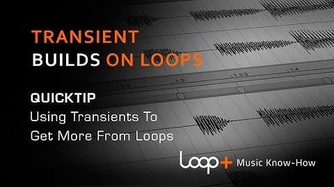 Using Ableton Transients To Create Builds On Loops - Loop+ Quick Tip