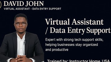 David John Virtual Assistant & Data Entry Specialist