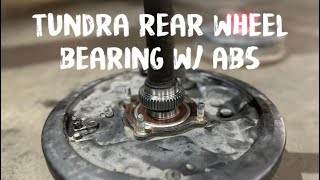 2000-2006 Toyota Tundra Rear Wheel Bearing w/ABS by Wonger559 1,247 views 4 months ago 4 minutes, 31 seconds