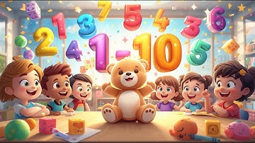 Let’s Count Together! 🧸 Learn Numbers 1–10 | Fun Kids Song |