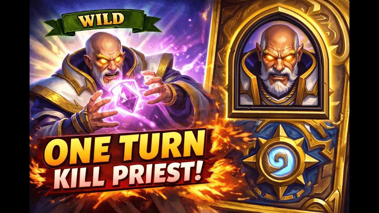 Hearthstone. Wild. OTK Priest. Ladder.