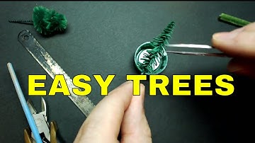 Easy Trees For Gaming Terrain DIY | Battletech Terrain Tutorial