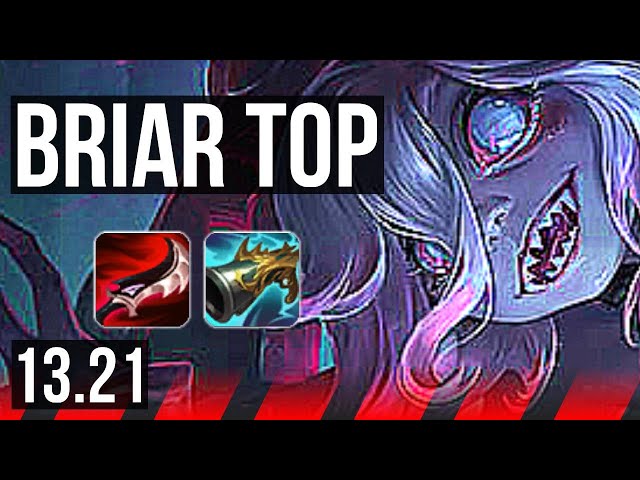 BRIAR vs JAX (TOP), 68% winrate, 8/1/1, Godlike, BR Master