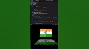 Our National flag created by #HTML5 & #CSS3 happy independence day #coding #webdevelopment #design