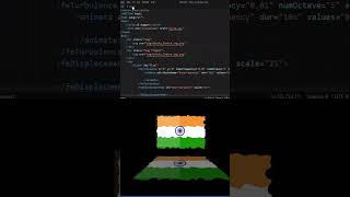 Our National flag created by #HTML5 & #CSS3 happy independence day #coding #webdevelopment #design