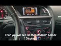 How to adjust display brightness on Audi A1, A2, A3, A4, A5, A6, A7, A8, Q2, Q3, Q5, Q7