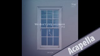 [Acapella]We don't talk anymore by Jimin & Jungkook [All vocal] Resimi