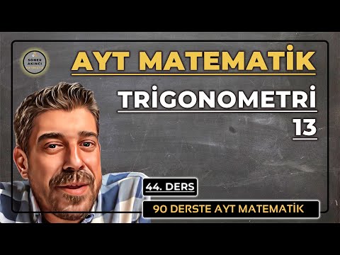 TRİGONOMETRİ 13 Trigonometrik Denklemler 1 | 90 DERSTE AYT MATEMATİK KAMPI  44.DERS