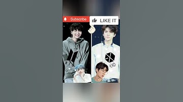 who is most handsome man || BTS and EXO || #13mera7 #shortsvideo #btsshorts #exoshorts