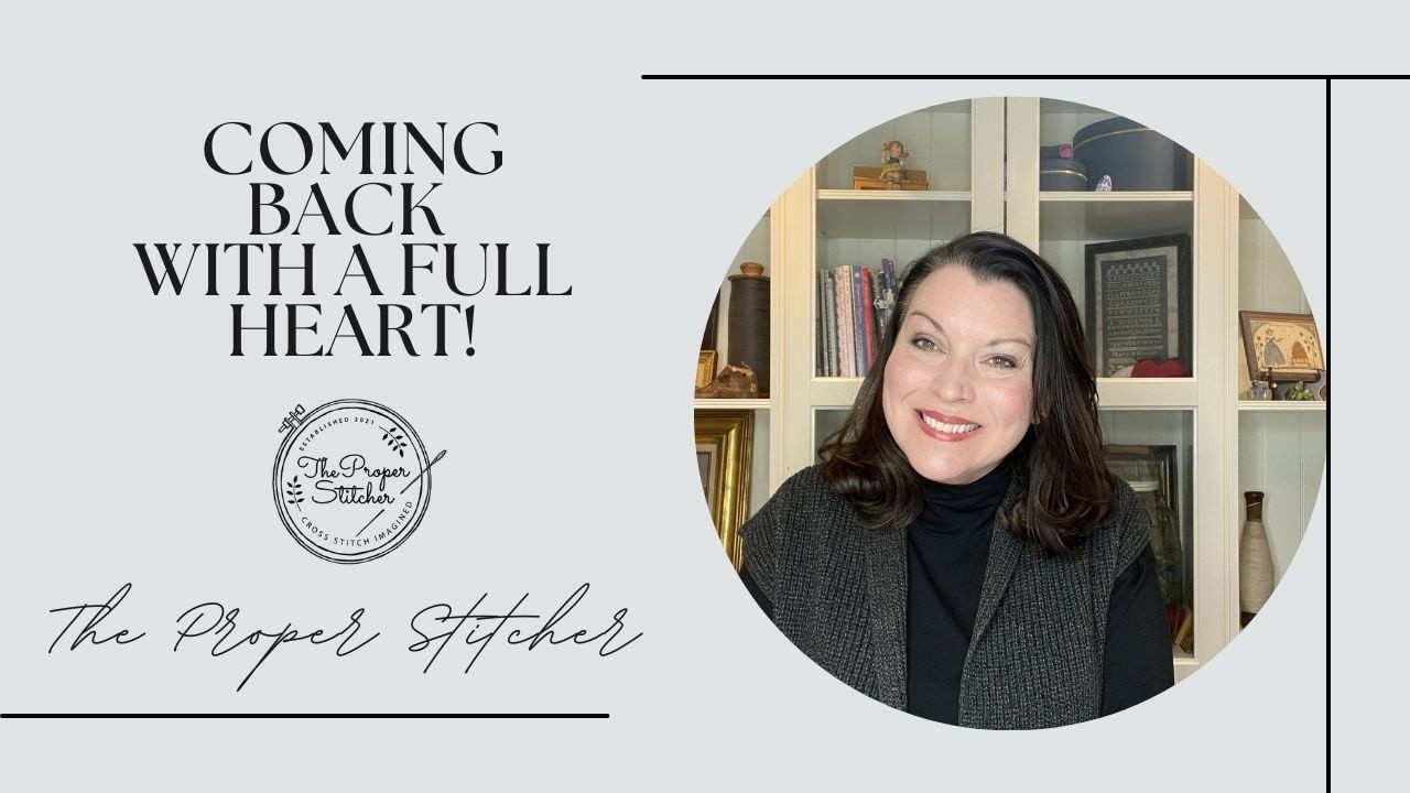 The Proper Stitcher - Flosstube 140 - Энни вернулась! Присаживайтесь, давно не виделись!