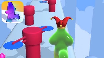 Blob Runner 3D Gameplay Level 17 - 23 (Android / iOS)