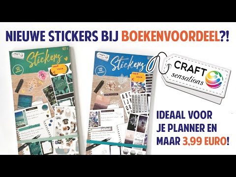 stickers BOEKENVOORDEEL?! Craft Sensations: review + flip through van nieuwe stickerboeken