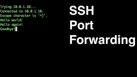 Tutorial: SSH Port Forwarding