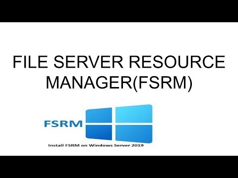 FSRM (FILE SERVER RESOURCE MANAGER)