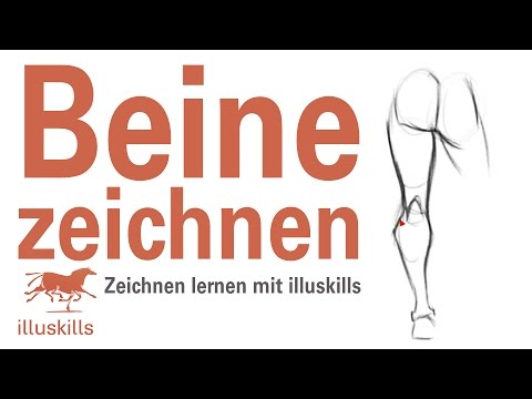 Video: Wie Zeichnet Man Menschliche Beine?