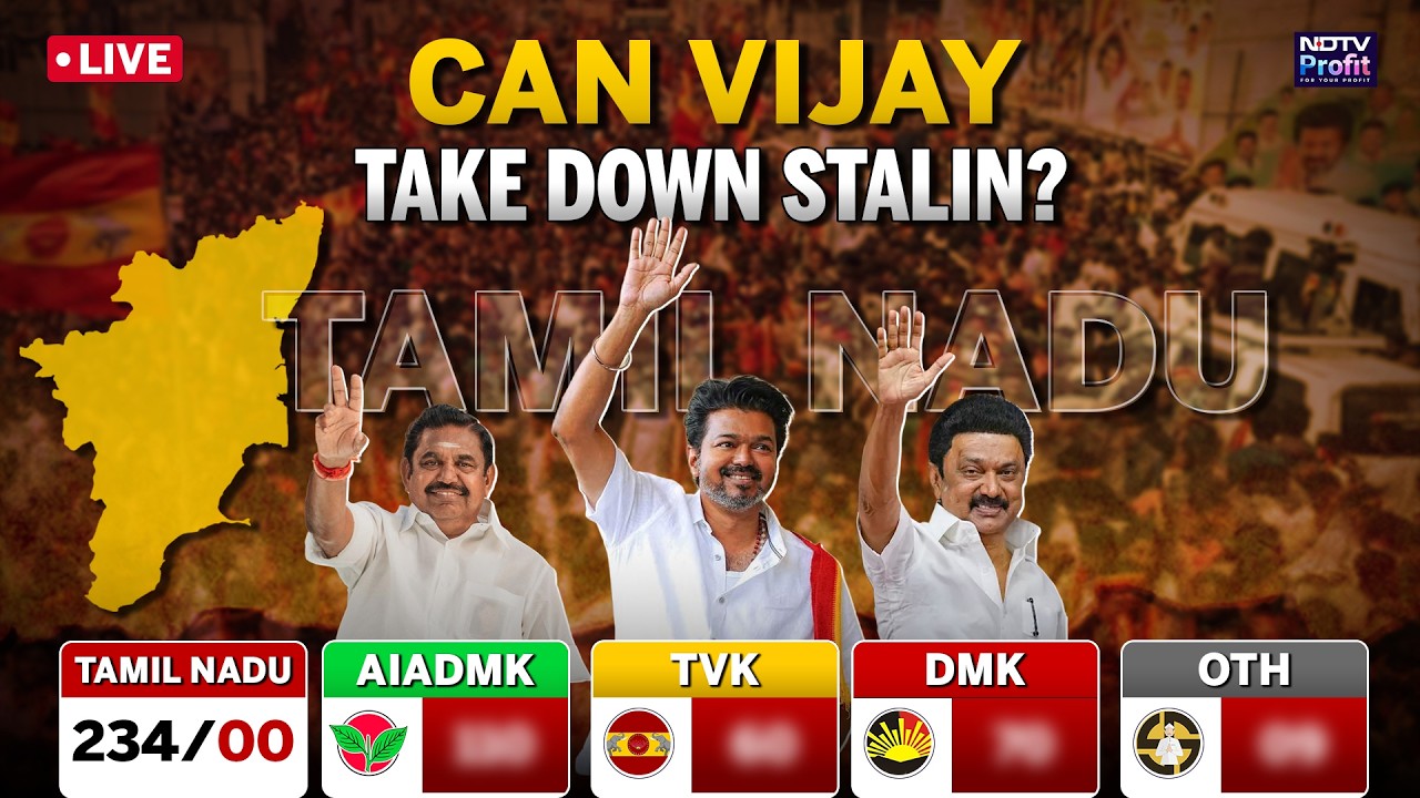 Tamil Nadu Exit Poll Results LIVE 2026 : Can Thalapathy Vijay Dethrone ...
