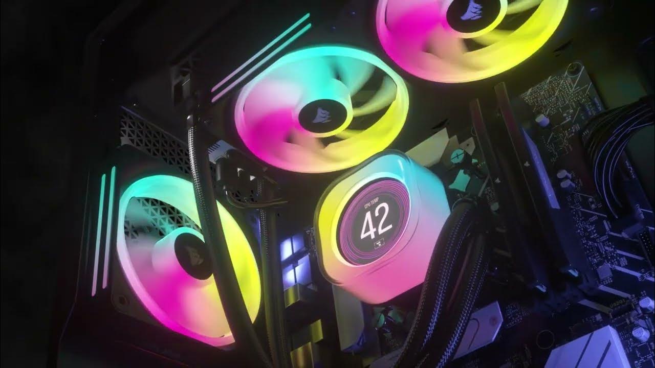 How to Install the iCUE LINK AIO LCD Screen Module YouTube