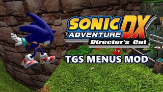 Sonic Adventrure DX mod - TGS Menus