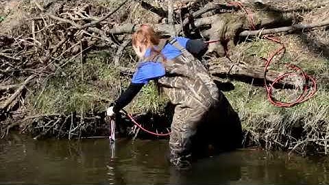 EnviroDIY Monitoring Station Installation, Step 4: Attach Sensor Bundle, Run and Secure Wires