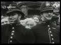 7th Earl of Harewood weds Miss Marion Stein (1949)